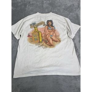 Vintage Y2K Rosarita's Tequila Short Sleeve T Shirt Men's Size Large White